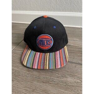 mitchell ness new york knicks snapback hat multicolor brim LNC